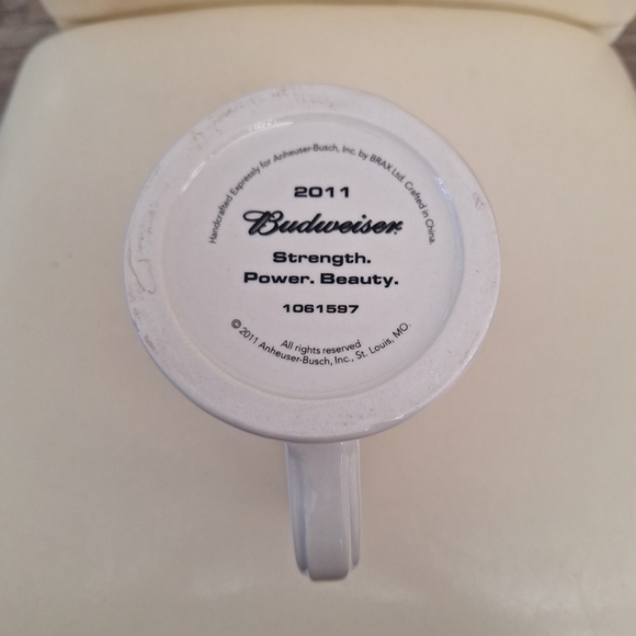 Budweiser 2011 Holiday Stein Strength Power Beauty 1061597 - Picture 4 of 4